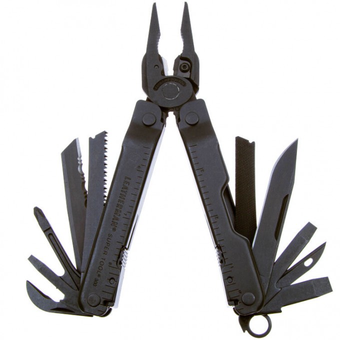 Мультитул LEATHERMAN SUPER TOOL 300 BLACK с нейлоновым чехлом 831151